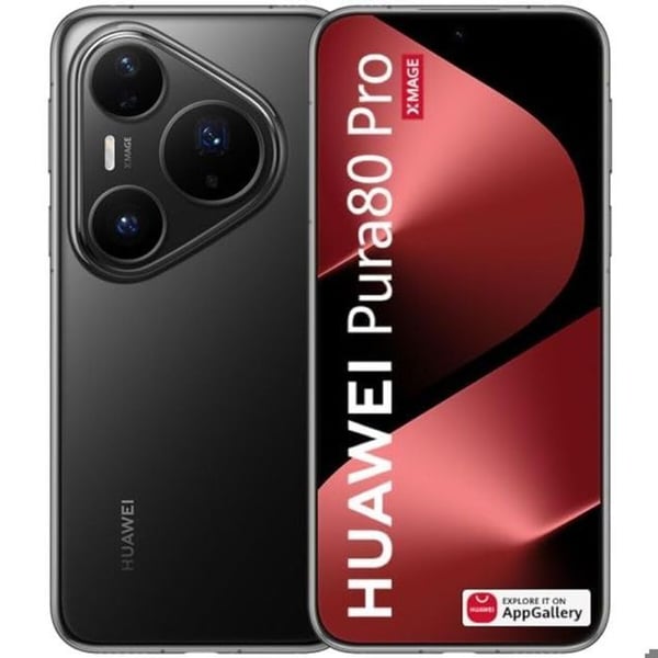 Smartphone - HUAWEI - Pura 80 Pro 5G - 6,8" OLED - 12 Go RAM - 512 Go Svart