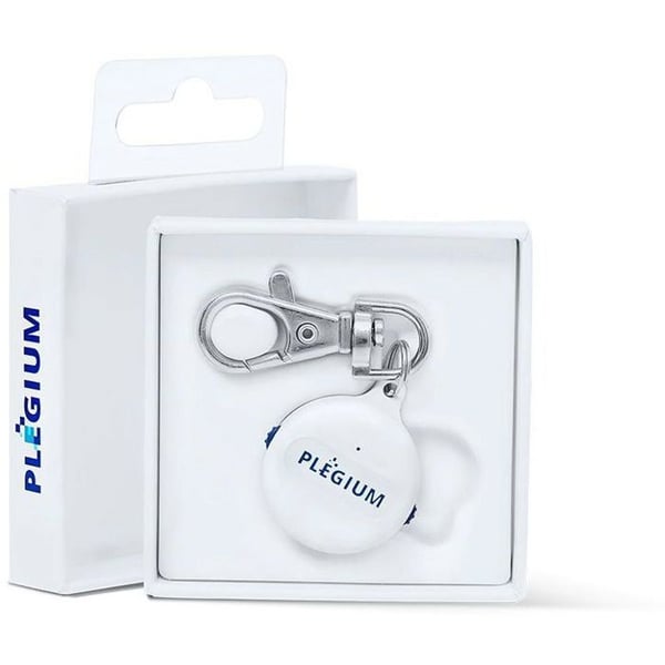 Intelligent personlig larm - PLEGIUM - Plegium Smart Emergency Button - GPS - Autonomi 1461 dagar - Vit