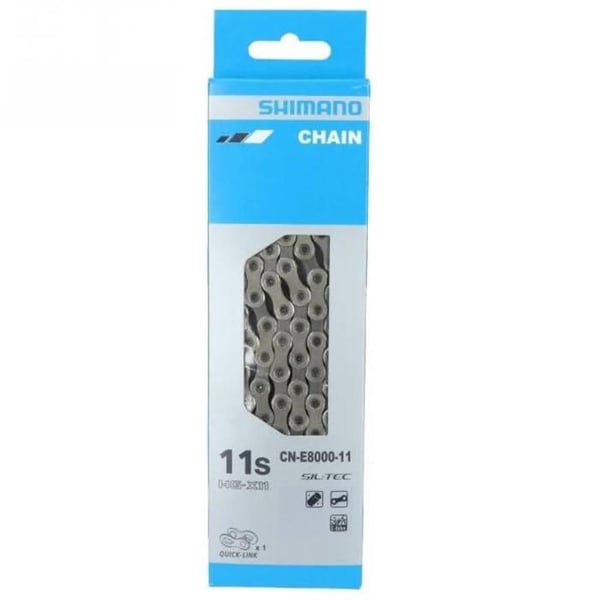 Shimano CN-E8000-11 HG-x11 E-bike design cykelkedja - silver - 126 länkar