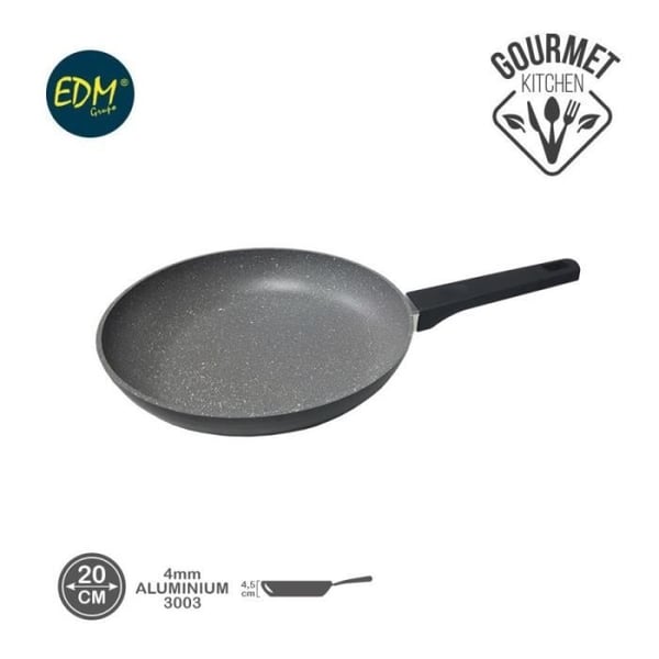 Non-stick stekpanna - EDM - 20 cm - Lätt att rengöra - Hållbarhet - Induktionskompatibel