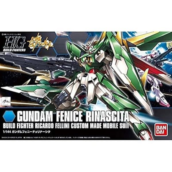 Modellkit - BANDAI SPIRITS - Gundam Fenice Rinascita - 1/144 - Rouge - För vuxna 14 år och äldre