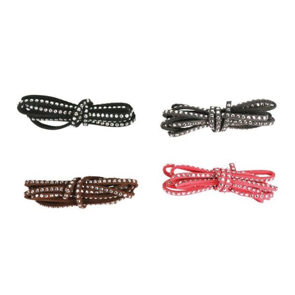 MégaCréa DIY - Mockaband med metallnitar med strass 3mm x 1 m 4 stycken