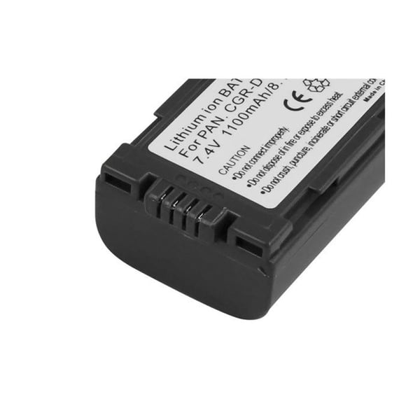 Li-ion-batteri 7.4V 1100mAh - AVIZAR - Kompatibel med Hitachi DZ-MV100E - Svart - Kompakt - Lätt