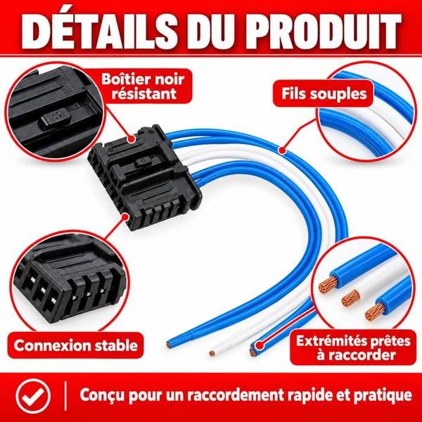 Baglygter Stik til Peugeot 206 207 307 308 1007 2008 1606248780