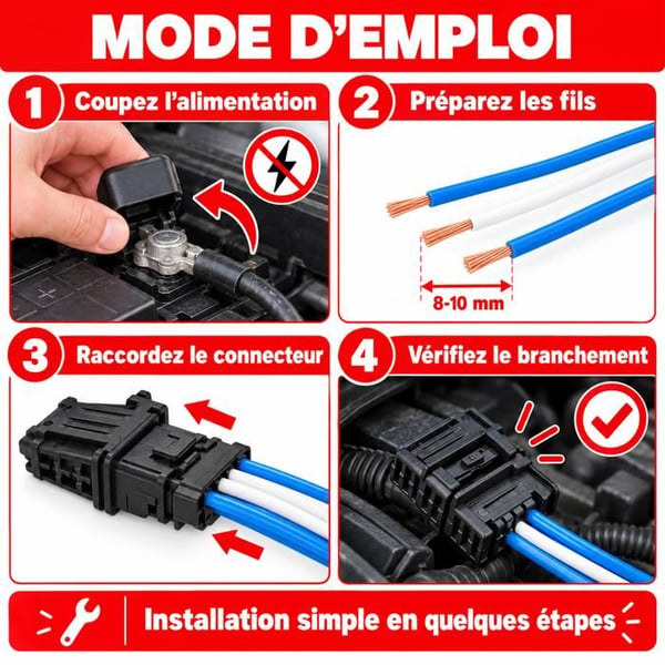 Baglygter Stik til Peugeot 206 207 307 308 1007 2008 1606248780
