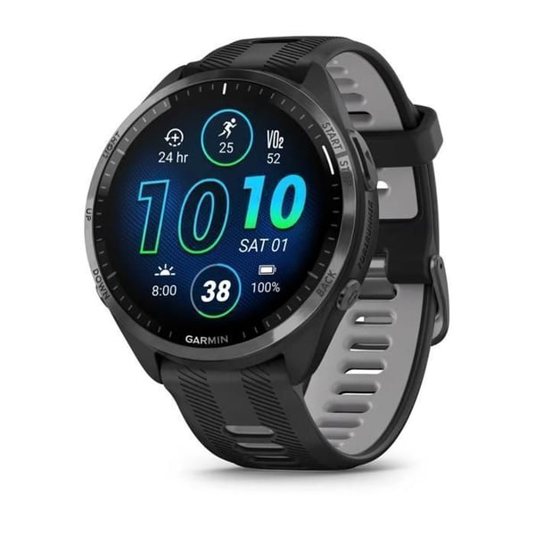 Smarwatch - Garmin - Forerunner 965 - Inbyggd GPS - Batteritid 23 dagar - AMOLED-skärm