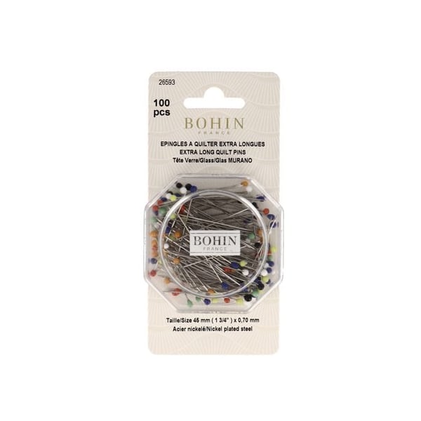 EPINDEL.HUVUD GLAS 45X0.70MM FÖRPACKNING 100ST 26593