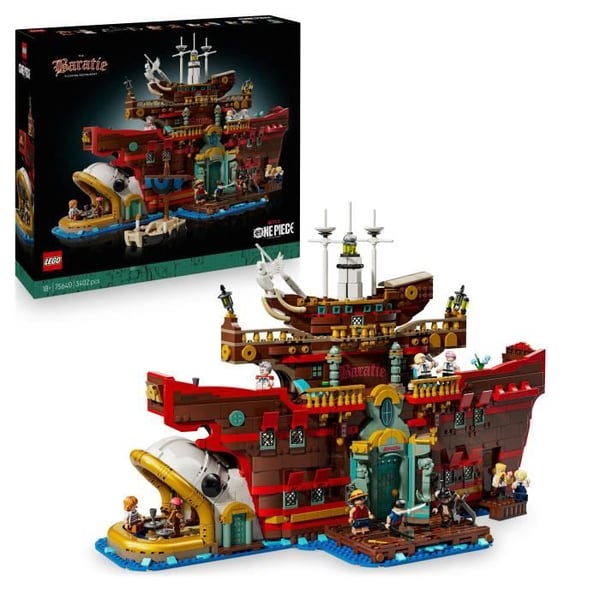 LEGO ONE PIECE 75640 Den Flydende Restaurant Baratie - Byggesæt Anime - Voksen