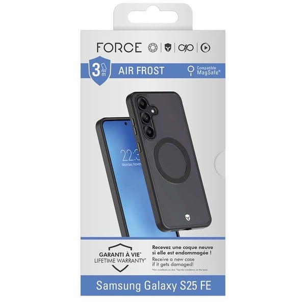 MagSafe-skal - FORCE CASE - Galaxy S25 FE - 3m skydd - Magnetring - 50% återvunnen plast