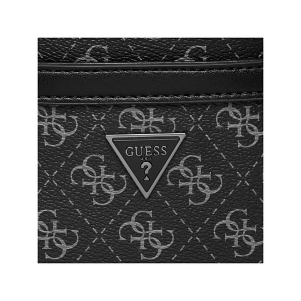 GUESS Mörkgrå Svart Crossbody-axelväska för män - Vezzola Smart Crossbody Flat Bag Mörksvart 201682