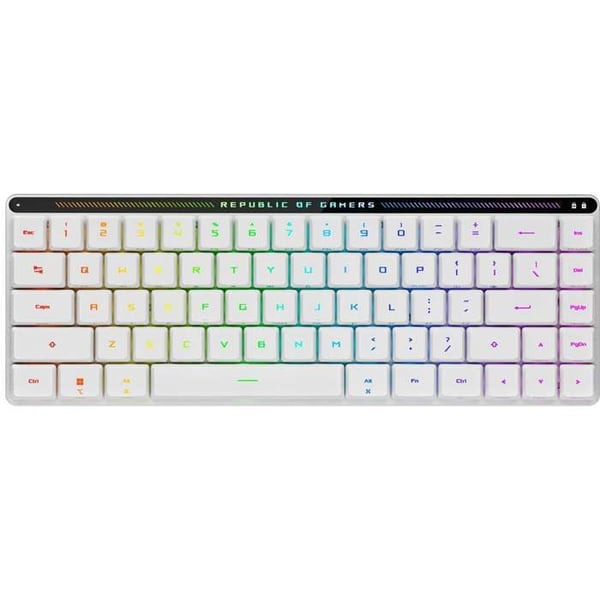 Klustertangentbord - ASUS - ROG Falchion - 65% - Trådlös - Bakgrundsbelyst - Optisk