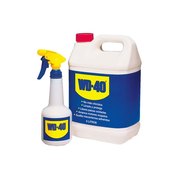 WD40 Multi-användning Smörjmedel Flaska 5 L + WD40 Sprutpump Ingår