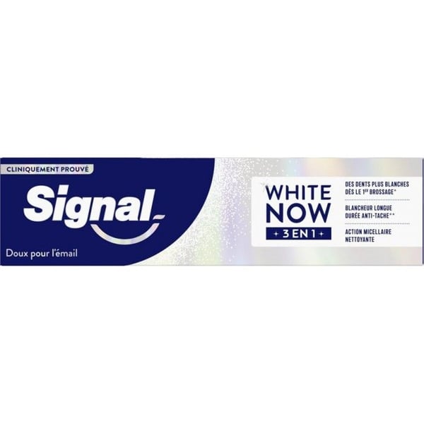 SIGNAL Tandkräm White Now 3-i-1 tuben 75ml