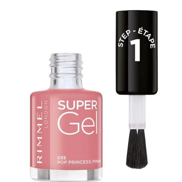 Nagellack - Rimmel - 035 Pop Princess Pink - 12ml - Rosa - Super Gel
