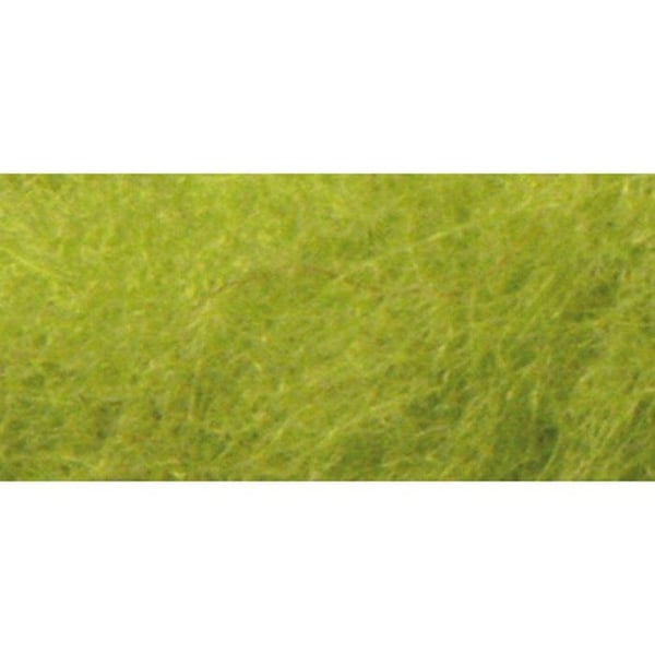 Ullsnöre med hjärta av jute, 5mm, 3m, grön maj
