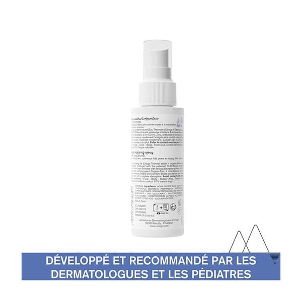 Uriage Bébé 1:a Spray Torkande Reparations Anti-Irritationer Lugnande 100ml