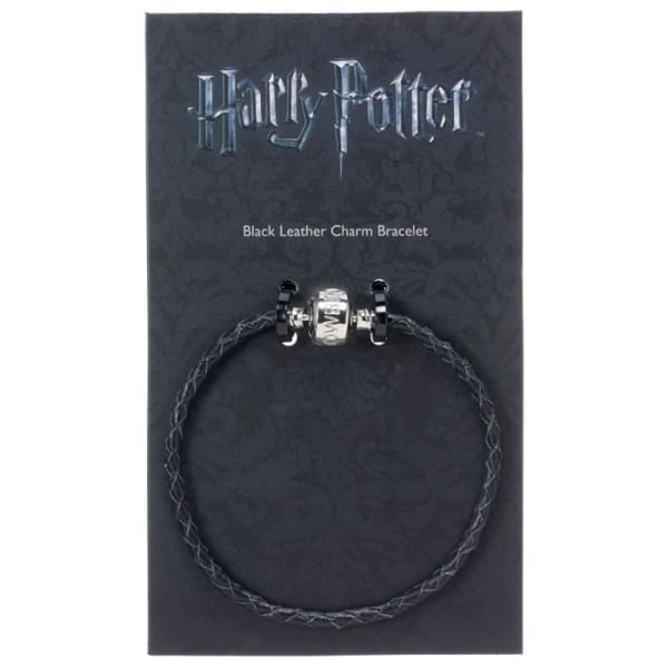 Armband - HARRY POTTER - Slider Charm - Läder - Svart - Blandat