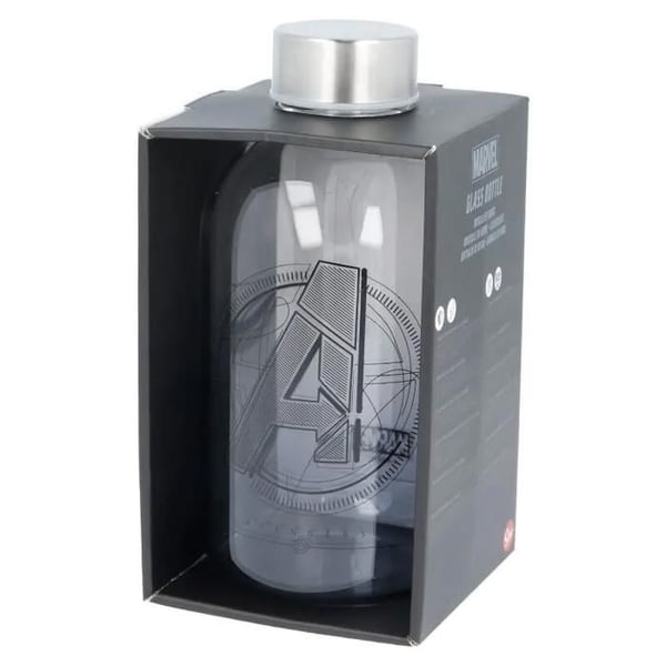 Glasflaska - MARVEL - Liten - Transparent - Contemporary Design - För Barn