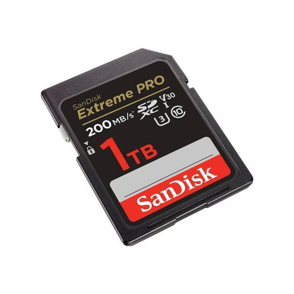 SanDisk Extreme PRO SDXC-kort 1000 GB Klass 10 UHS-I Stöttåligt, vattentätt