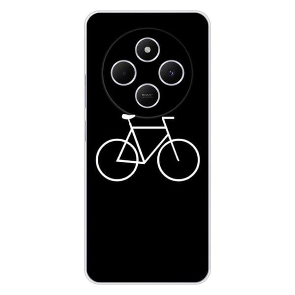 Siliconehölje med tryck som är kompatibelt med Xiaomi Redmi 14C 4G Bike Hipster