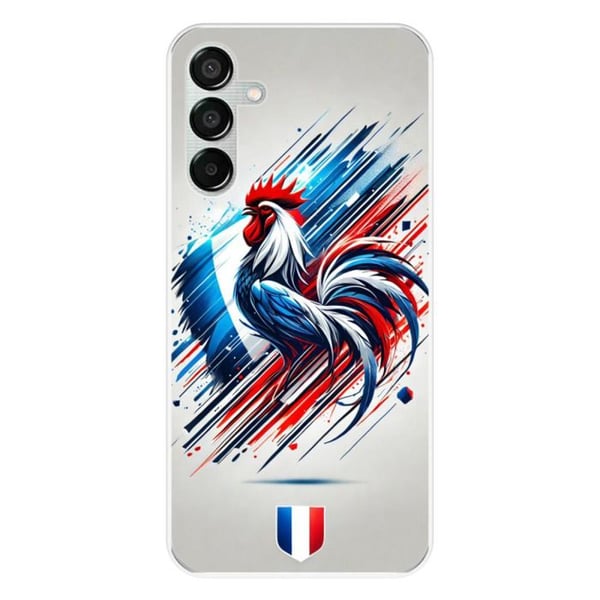 Siliconfodral - Kompatibel med Samsung Galaxy M15 5G - fransk tuppdesign