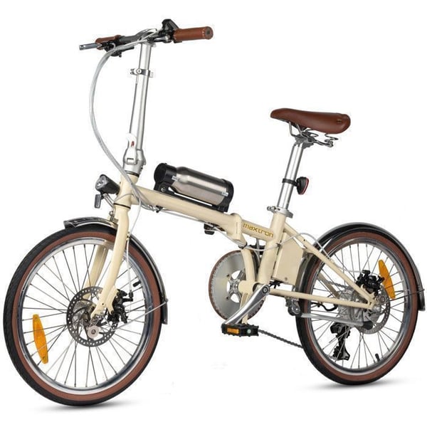 Maxtron Smart20 - Elcykel - Motor 250w - Batteri 36V 5.2Ah - Räckvidd 30-40KM - Max 25KM/H - Hjul 20" - beige