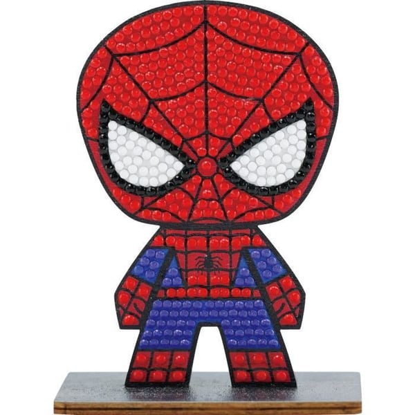 Akrylmålning - Diamantmålning - Crystal Art Buddy - 8x11cm - Spiderman - Sparkling Crystals