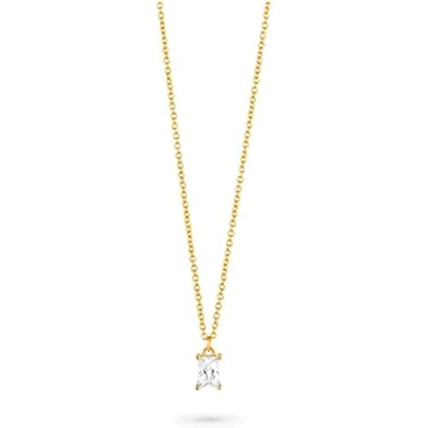Halsband - RADIANT - Modern och elegant design - Rostfritt stål, Läder, Keramik