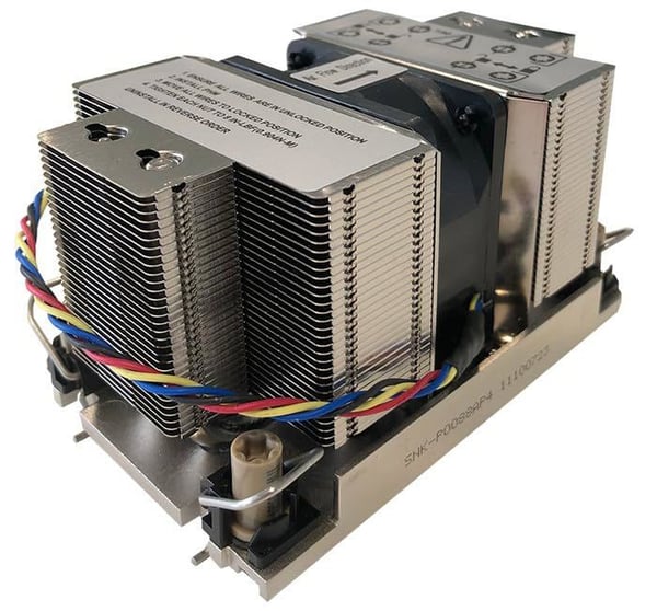 Processor kylare - Supermicro - LGA4677 - 2U - Aktiv kylning - Inbyggd fläkt