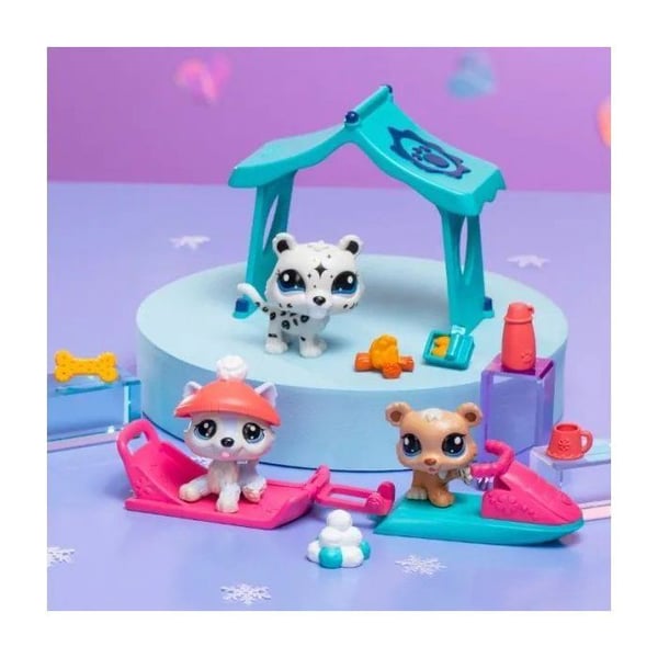Figur - PAPO - LITTLEST PET SHOP SNOWY DAY LEK PK - Samlardekor - Blå - För barn
