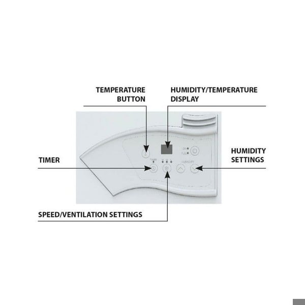 Kondensationsavfuktare - MASTER - Master DH 721 - 20 l/24h (30°C/80% RH) - 7 l/24h (20°C/60% RH) - 390 m³