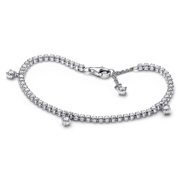 Armband Dam - Silver - 592401C01-20 - 20 cm - Kubisk Zirkonia - Karbinlås