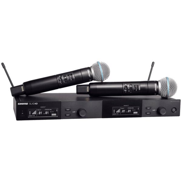 Shure SLXD24DE-B58 G59 Mikro HF chant