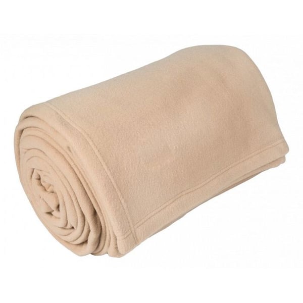 Fleecefilt "Teddy Non-fire - Standard NF EN ISO 12952" alla storlekar Golden Fleece - Teddy Sand - 220 x 240 cm