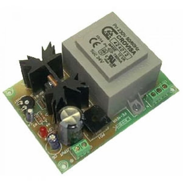Strömförsörjning - CEBEK - FE-125 - 24V - 400MA - Svart