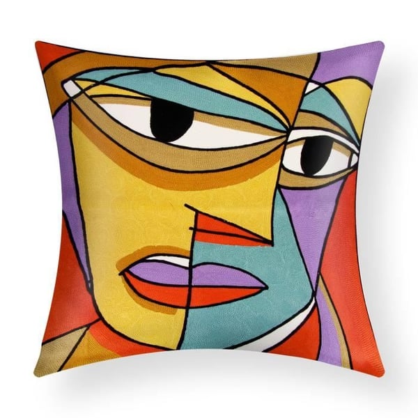 Set med 2 Kuddöverdrag 45x45 cm Broderade Art Safina
