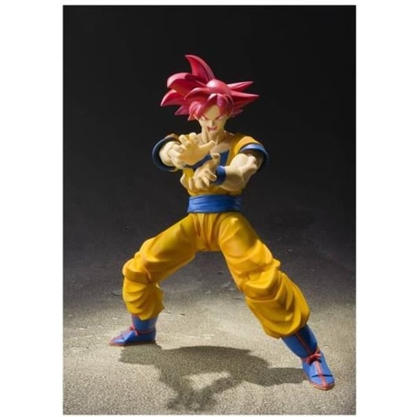 Figurine - Bandai - Son Goku Super Saiyan God - PVC - 14 cm - Dragon Ball Z