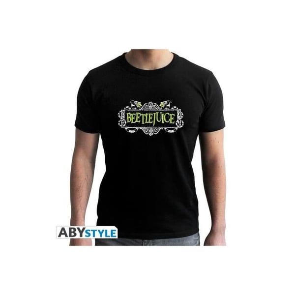 T-shirt - ABYSTYLE - Beetlejuice - Vit - Bomull - Kort ärm