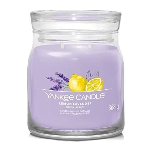Doftljus - YANKEE CANDLE - Citron Lavendel - Sojavax - 368g - Elegant glas Doftljus - YANKEE CANDLE - Citron Lavendel - Sojavax - 368g - Elegant glas
