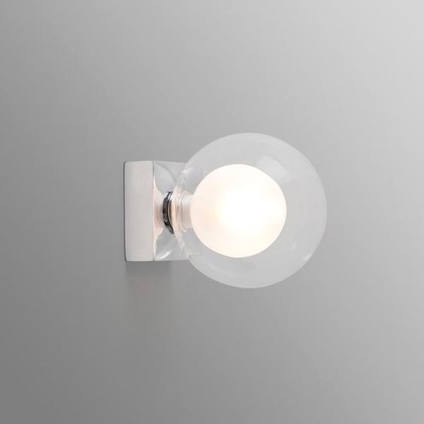 Vägglampa eller Taklampa - FARO - Perla - Metall/Glas - Ø12cm - IP44