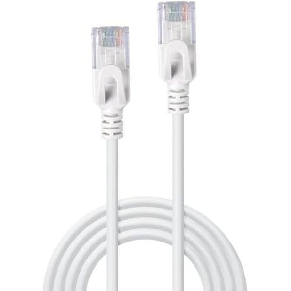 Nätverkskabel - LINDY - Ultra Slim Cat.6A U/FTP - 3m - Skärmad - Guldpläterad RJ45