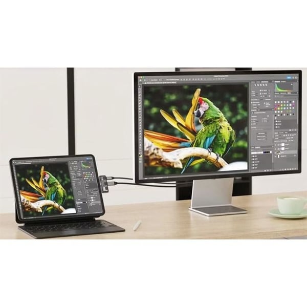 USB 3.2 Hub - SATECHI - Mobile XR 100W - Micro SD Læser - 4K Understøttelse - Kompakt og let
