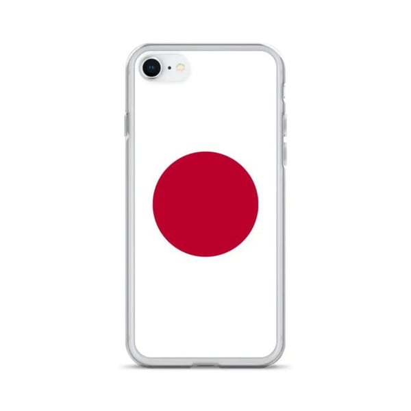 Telefonfodral - PIXELFORMA - Japans flagga - Kompatibel med iPhone 6 - Flexibel - Stöttålig