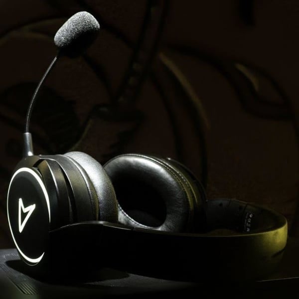 Trådlöst Bluetooth-headset - Steelplay - Impulse - Svart - Bekvämt - Löstagbar mikrofon - PS5/PC-kompatibel