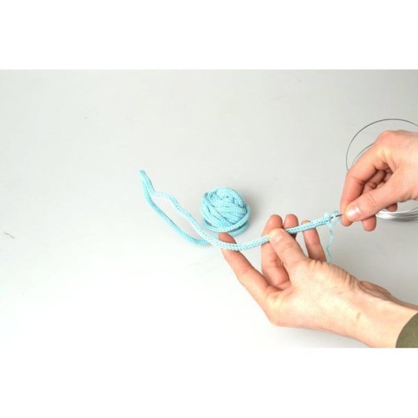 Fil à tricotin 5 mm x 5 m - pastellgrön