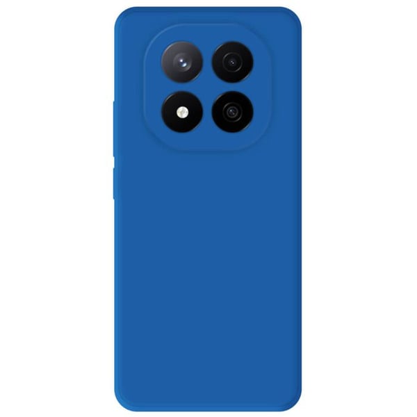 Silikonskal i enhetlig matt blå, kompatibel med Xiaomi Redmi Note 14 Pro 5G och Redmi Note 14 Pro Plus 5G