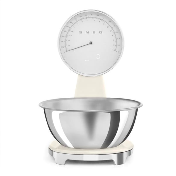 Smeg Elektronisk köksvåg 5kg-1g crème - KSF01CRWW