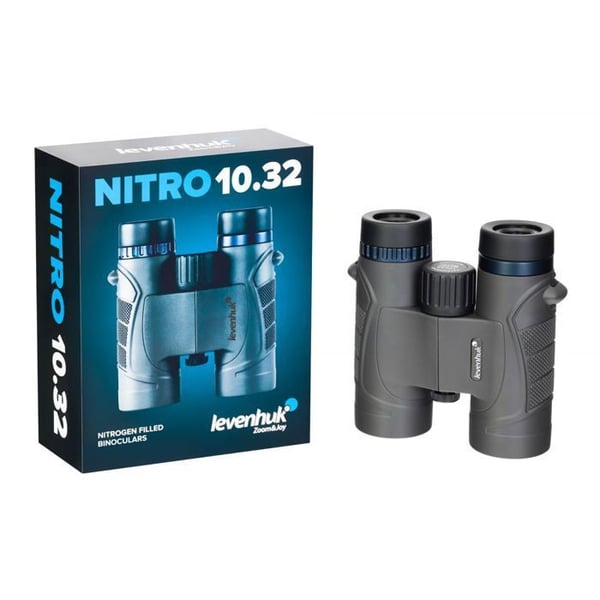 Nitro 10x32 Kikare - LEVENHUK - Grå - Blandade material - Från 6 år