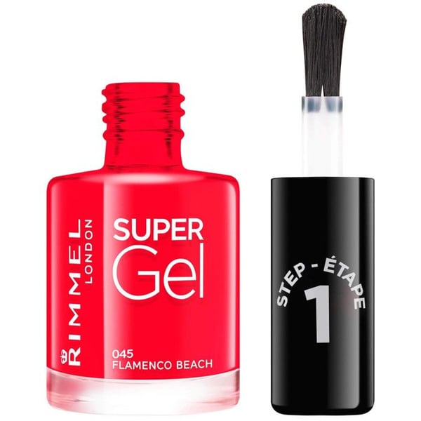 Nagellack - RIMMEL LONDON - KATE SUPER gel nagellack - Färg Röd - Flamenco Beach - #045