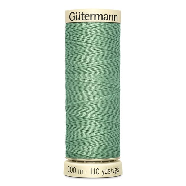 Set med 5 spolar 100m Tråd 100% polyester Gutermann Ref 788988 - Att 913 - salvia